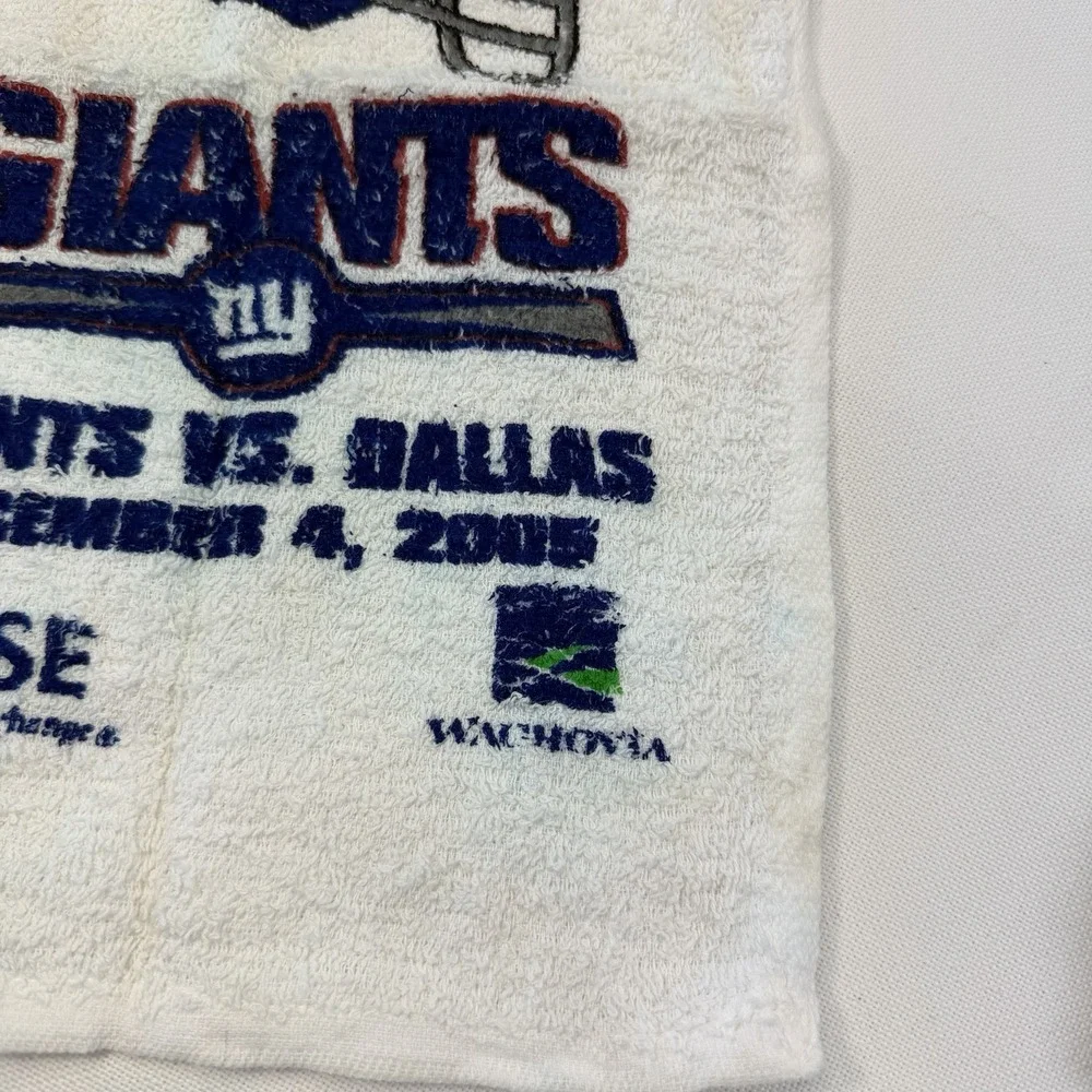 New York Giants Rally Towel Ceremony Wash Lot of 10‎ Game Stadium Retired NY